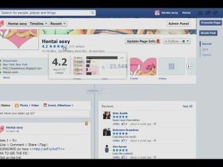 Facebook hentai página de fans sexy