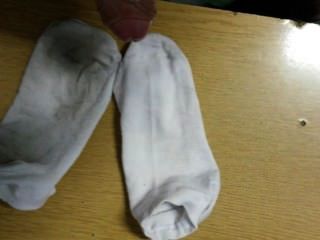 Cum en mi gf calcetines sucios!